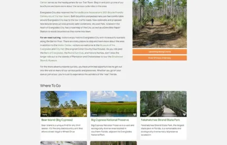 Bike the Everglades Everglades City Florida Wauters Edge Portfolio