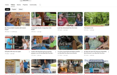 Morning Dew Homestead YouTube Videos Page