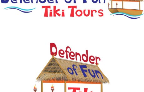 Logo Design Defender of Fun Tiki Tours Paradise Web Marketing Services