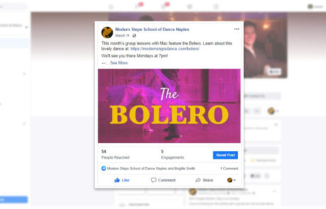 Facebook Management - Modern Steps School of Dance