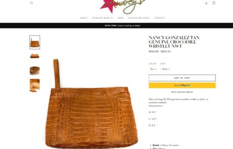 Shopify Product Inventory Support Audreys of Naples Paradise Web Service