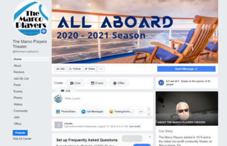 Social Media Management - The Marco Players Theater