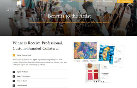 Content Development Copywriting The Online Art Contest Paradise Web Marketing Services