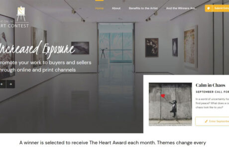Website Development The Online Art Contest Paradise Web Marketing Services